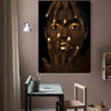 Products African Art Woman Portrait Oil Painting on Canvas - Minimalist Nordic