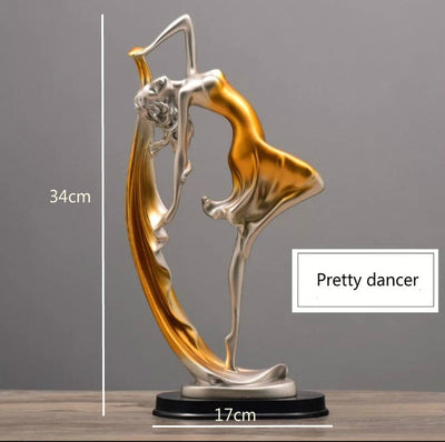 Lovely Dancer Figurines Ornament For Home Decor - Minimalist Nordic