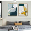 Triple Modern Living Room Sofa Backdrop Paintings Wall Art - Minimalist Nordic
