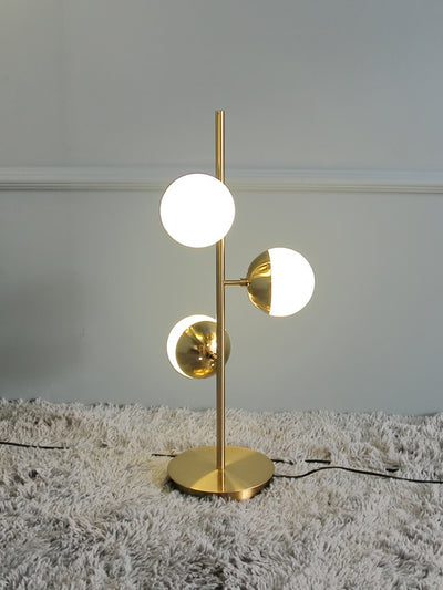 Elegant LED Floor Lamp Nordic Loft Golden Metal Living Room Sofa Standing Lamp Hotel Bedroom Deco Lights Bedside Desk Lamp - Minimalist Nordic