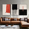 Hand-painted Oil Painting Large Wall Art - Minimalist Nordic
