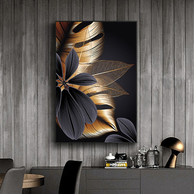 Black-Golden-Plant-Leaf-Canvas-Poster-Print.jpg