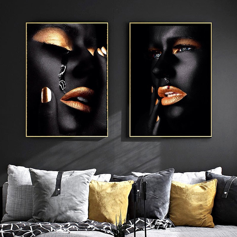 Black Oil Painting Image & Photo (Free Trial)