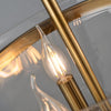 Classical Loft LED Pendant Lights Iron Chain Gold Lamp Body Bed Lamp 3 Bulbs Restaurant Parlor Bedroom Lighting Fixtures - Minimalist Nordic