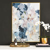 Abstract Pink Floral Hand-painted Oil Painting - Minimalist Nordic