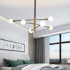 Modern Nordic Black Chandelier Lighting - Minimalist Nordic