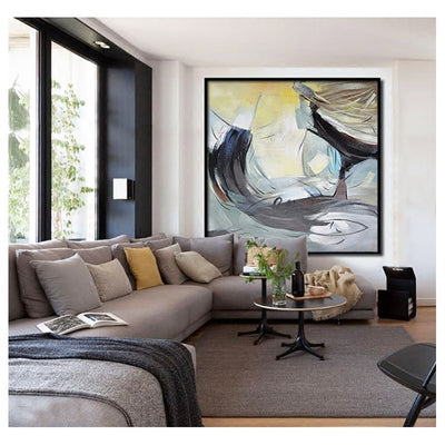 Nordic Original Abstract Color Painting Decorative Painting The Living Room Entrance Bedroom Sofa Background Painted A Huge Canv - Minimalist Nordic
