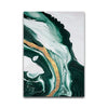 Minimalist Abstract Green Texture Painting Canvas Print - Minimalist Nordic