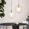 Round Glass Ball Pendant Lights - Minimalist Nordic