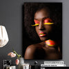 African Sexy Nude Woman Canvas - Minimalist Nordic