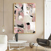 Light Pink Extravagant Black & White Wall Picture - Minimalist Nordic