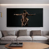 Sexy Body Nude Dancer Canvas Black Art - Minimalist Nordic