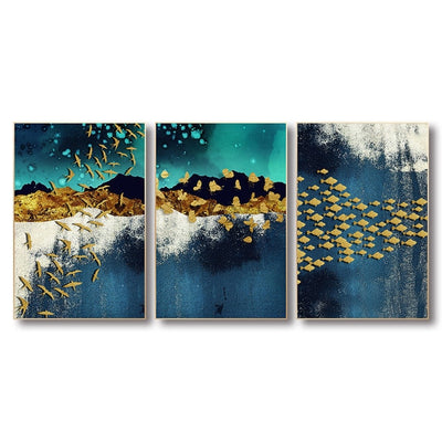 Abstract Modular Pictures Wall Art Canvas Poster - Minimalist Nordic