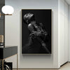 African Black Nude Woman Oil Painting on Canvas Posters and Prints Scandinavian Wall Art Picture for living room Home Decor - Minimalist Nordic