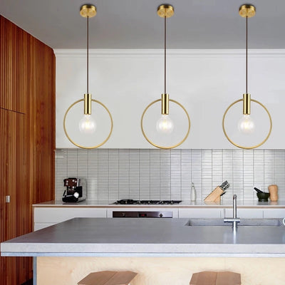 Round Glass Ball Pendant Lights - Minimalist Nordic