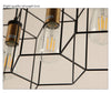 3/5 Light Iron Frame Pendant Hanging Light - Minimalist Nordic