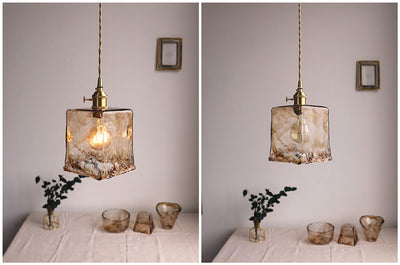 Nordic Modern Brass Glass Pendant lights Kitchen Restaurant Bar living room bedroom hanging Pendant lamp - Minimalist Nordic