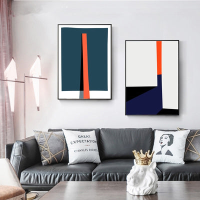 Abstract Geometric Colorful Prints Poster - Minimalist Nordic