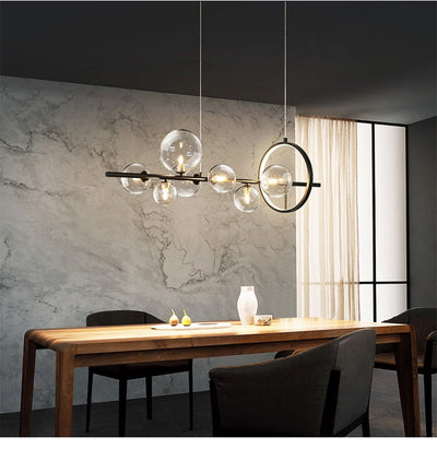 Table Glass Bubble Chandelier Light - Minimalist Nordic