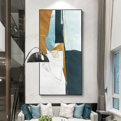 Oil Painting Abstract Wall Poster - Minimalist Nordic