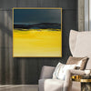 Canvas Painting Yellow Wall Art Picture - Minimalist Nordic