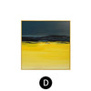 Canvas Painting Yellow Wall Art Picture - Minimalist Nordic