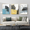 Hand-painted Black And White Wall Picture - Minimalist Nordic