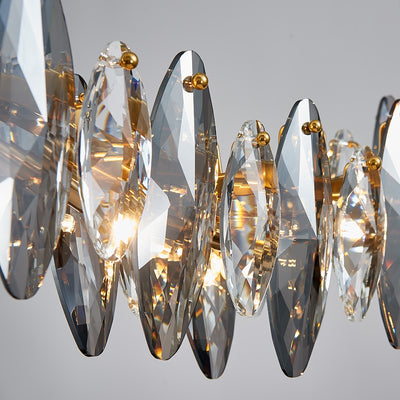 Wave Crystal Light Chandelier - Minimalist Nordic