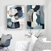 Nordic Abstract Vintage Canvas Painting - Minimalist Nordic