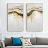 Golden Sun Canvas Painting Landscape Wall Picture - Minimalist Nordic