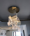 Art Paper Iron Acryl Chandelier Lighting - Minimalist Nordic