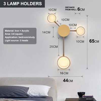 Nordic Modern Minimalist LED Wall Lamp For Living Room - Minimalist Nordic