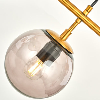 Nordic Lamp Art Strip Pendant Lights Modern Parlor Model Room Glass Bulb LOFT luminaire suspension hanglamp lustre pendente - Minimalist Nordic