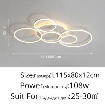 Modern LED Chandelier Light - Minimalist Nordic