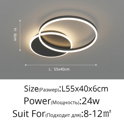 Modern LED Chandelier Light - Minimalist Nordic