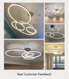 Modern Led Chandelier Light For Living room Dining room Kitchen Coffee Gold Fashion LED Chandelier Lamp foyer polar chandelier - Minimalist Nordic