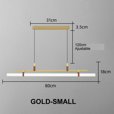 Modern LED Horizontal  Pendant Light - Minimalist Nordic