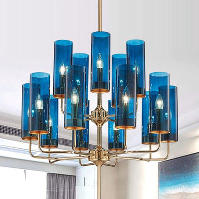 Led Chandelier Kitchen Indoor Home Hanging Lamp Island For Restaurant Suspension Lighting Elegant Nordic Design Glass Lustre - Minimalist Nordic