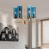 Led Chandelier Kitchen Indoor Home Hanging Lamp Island For Restaurant Suspension Lighting Elegant Nordic Design Glass Lustre - Minimalist Nordic