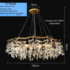 Modern Luxury Gold Crystal Chandelier Lighting Large Led Chandeliers Fixtures for Living Room Hotel Hall Art Decor Hanging Lamp - Minimalist Nordic