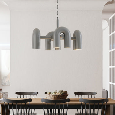 Nordic Postmodern Creative U-shaped Chandelier Living Room Dining Room Art Decor Designer Decorative Pendant Hanging Lamp LED - Minimalist Nordic