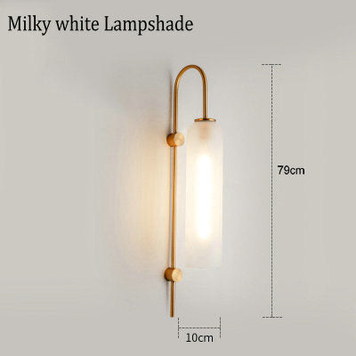 Nordic Modern Hanging Ceiling Lamp  Glass Lampshade E27 LED Interior Wall Light for Bedside Bedroom Dining Table Living Room - Minimalist Nordic