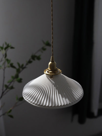 Modern Simple Nordic Glass Chandelier Lighting for Living Room Japanese Style Led Hanging Lamp Dining Room Bedroom Bedside Light - Minimalist Nordic