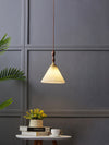 Modern Simple Nordic Glass Chandelier Lighting for Living Room Japanese Style Led Hanging Lamp Dining Room Bedroom Bedside Light - Minimalist Nordic